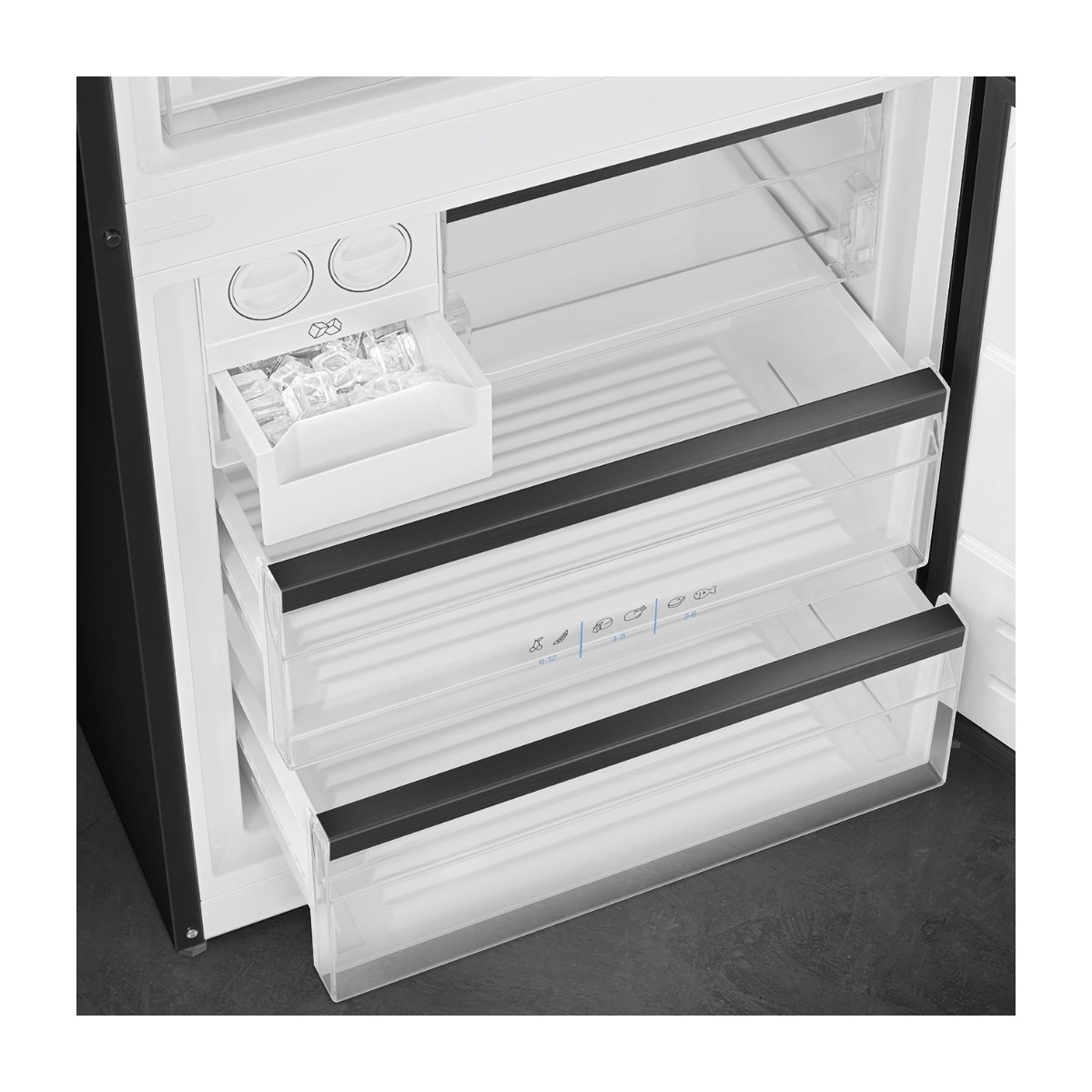 Smeg FC48BGND kølefryseskab billede 5