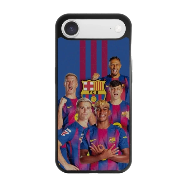 Phonecases3D iPhone Air FC Barcelona -3D suojakuori, musta