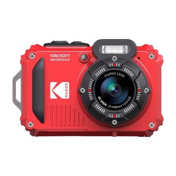 Kodak Pixpro WPZ2 digitalkamera, rød (Returnert innen 60 dager - Produktet er i orden)