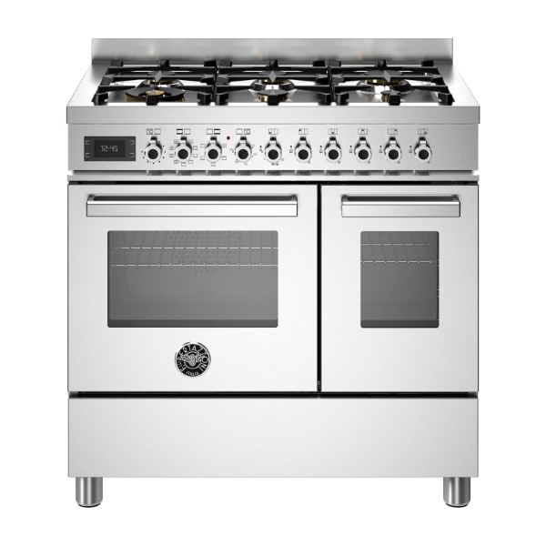 Bertazzoni Professional Series PRO96L2EXT gaskomfur, Stainless steel