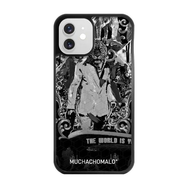 Phonecases3D iPhone 12 Muchacho Malo -3D suojakuori, musta