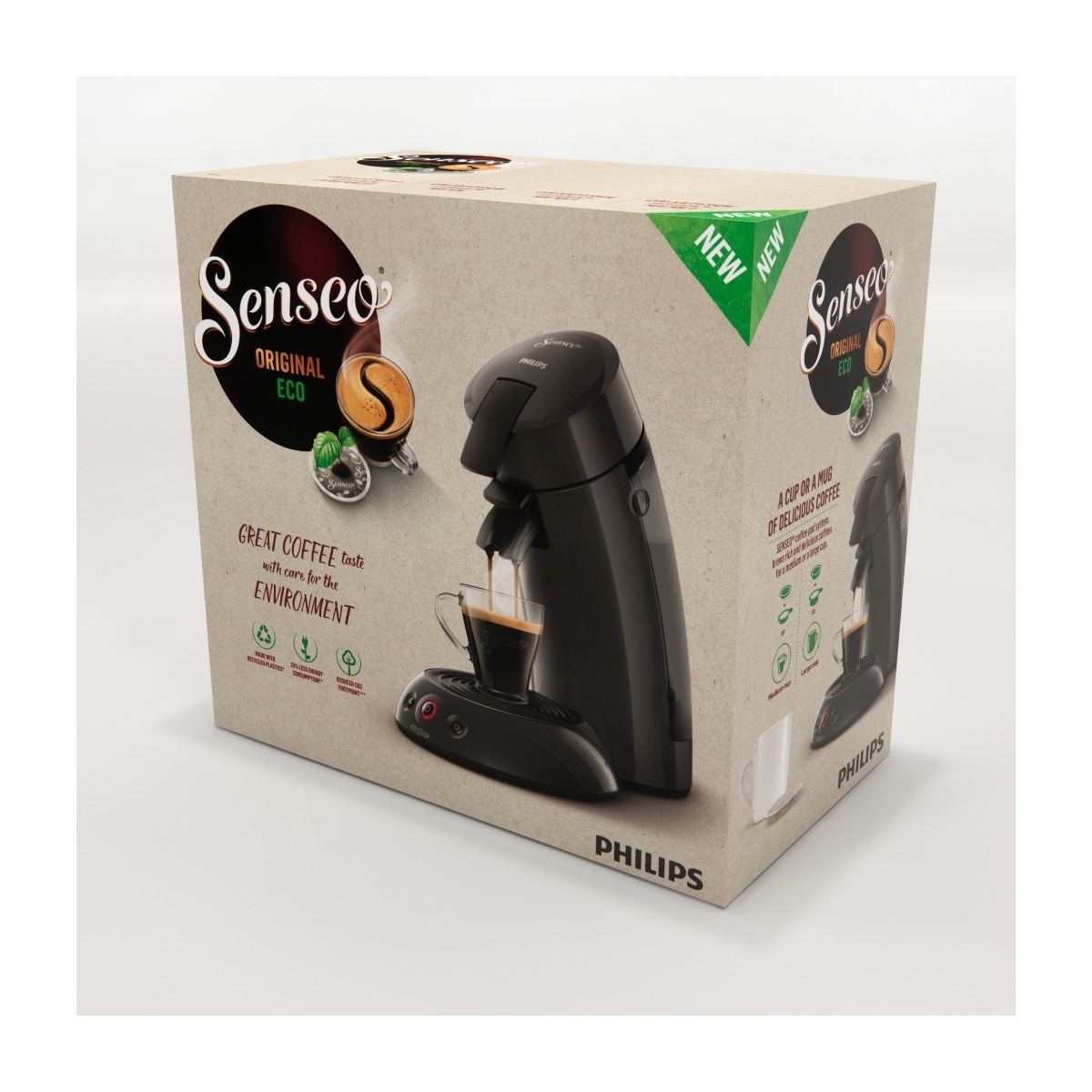 Philips Senseo Original ECO Cashmere Grey HD6552/32 billede 7