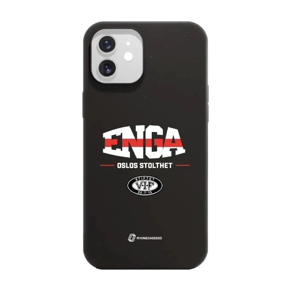 Phonecases3D iPhone 12 VIF kompostoituva suojakuori, musta