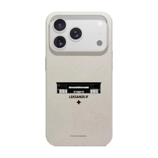 Phonecases3D iPhone 17 Pro Leksands IF kompostoituva suojakuori, valkoinen