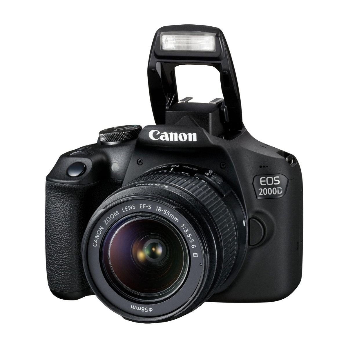 CANON EOS 2000D 18 55MM DC KIT Power.no Canon EOS 2000D 18 55 IS II Black | På lager | Billig