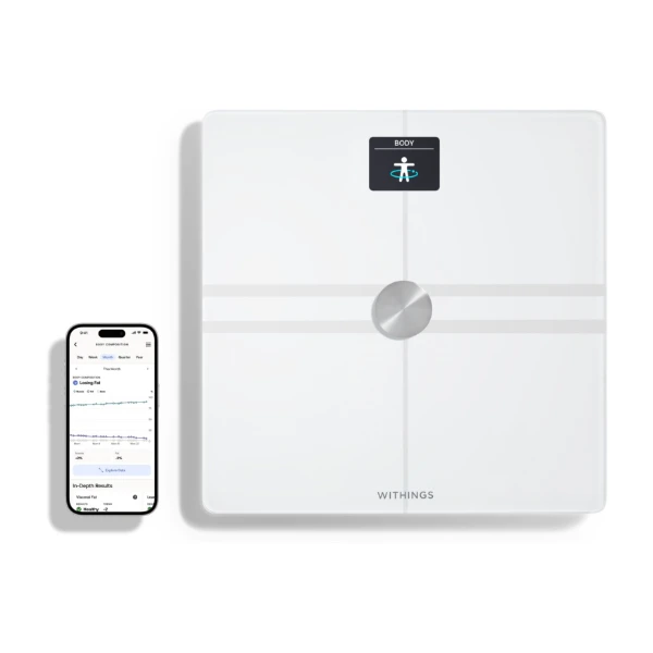 Withings Body Comp SmarTVægt, hvid - POWER.dk