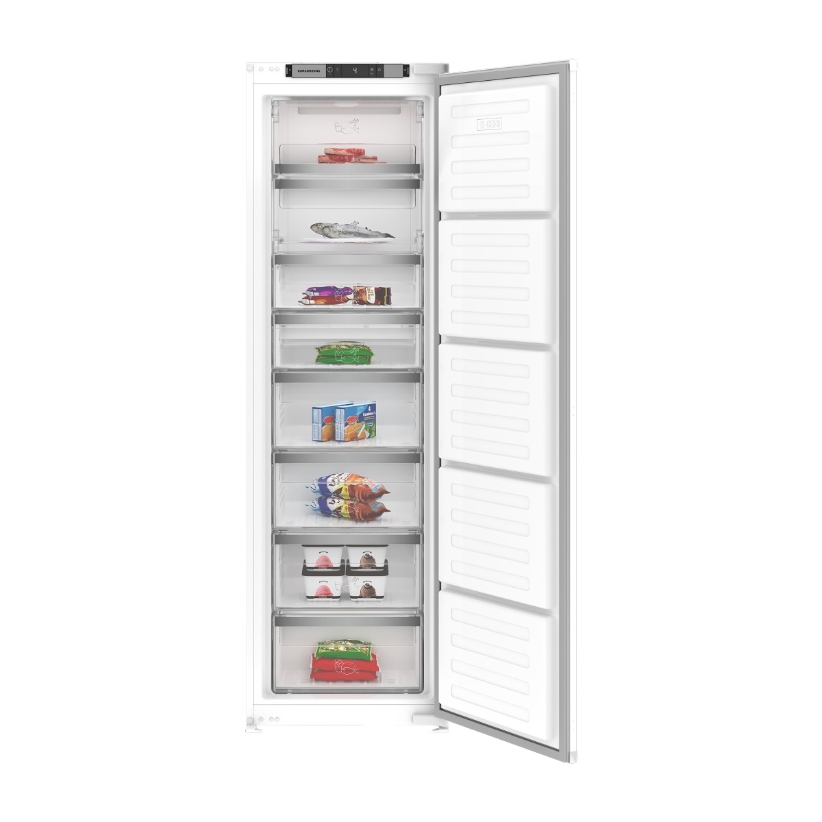 Grundig GFNI 22440 N integreret fryser billede 1