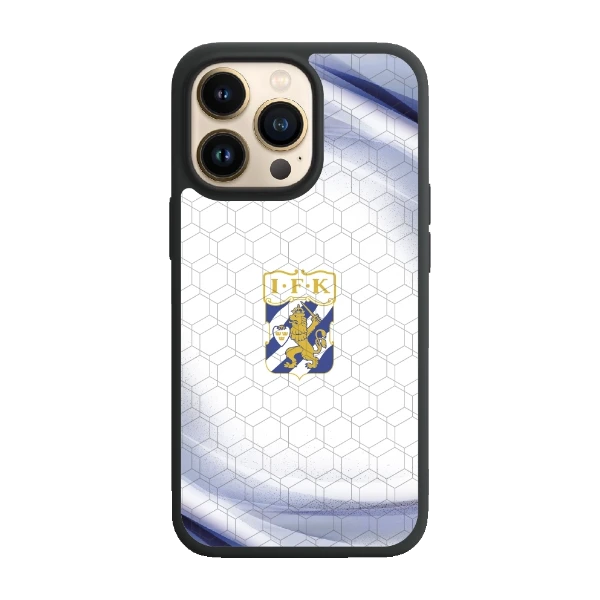 Phonecases3D iPhone 16 Pro IFK Göteborg -3D suojakuori, musta