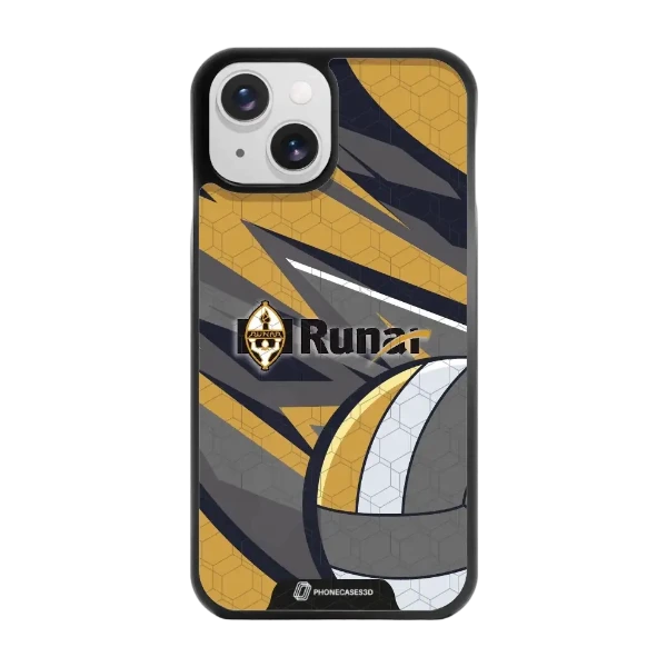 Phonecases3D iPhone 15 IL Runar -3D suojakuori, musta