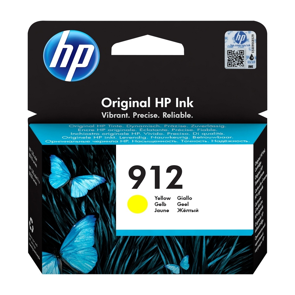 HP 912 1 Stykker Original blekkpatron, gult 3yl79ae