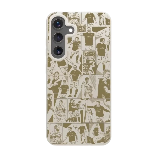Phonecases3D Samsung Galaxy S25+ Viking FK kompostoituva suojakuori, valkoinen