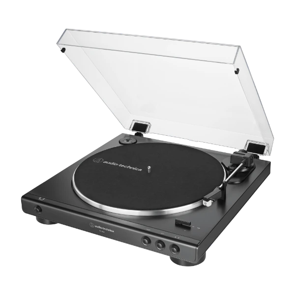 Audio-Technica AT-LP60X automatisk platespiller, svart Audio-Technica AT-LP60X automatisk platespiller, svart