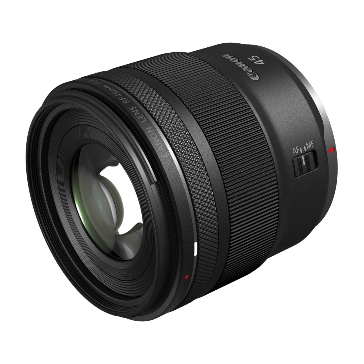 Canon RF 45 mm f/1.2 STM objektiv, svart