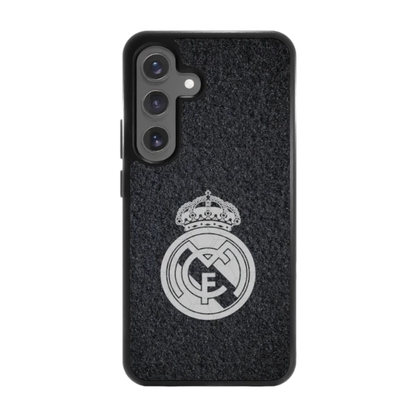 Phonecases3D Samsung Galaxy S25 Real Madrid -3D suojakuori, musta