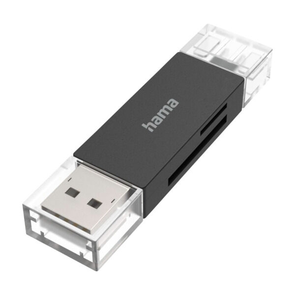 terning flamme Installere HAMA USB-A/C MICROSD KORTLÆSER OTG - Power.dk