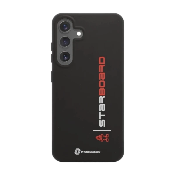 Phonecases3D Samsung Galaxy S25+ Starboard kompostoituva suojakuori, musta