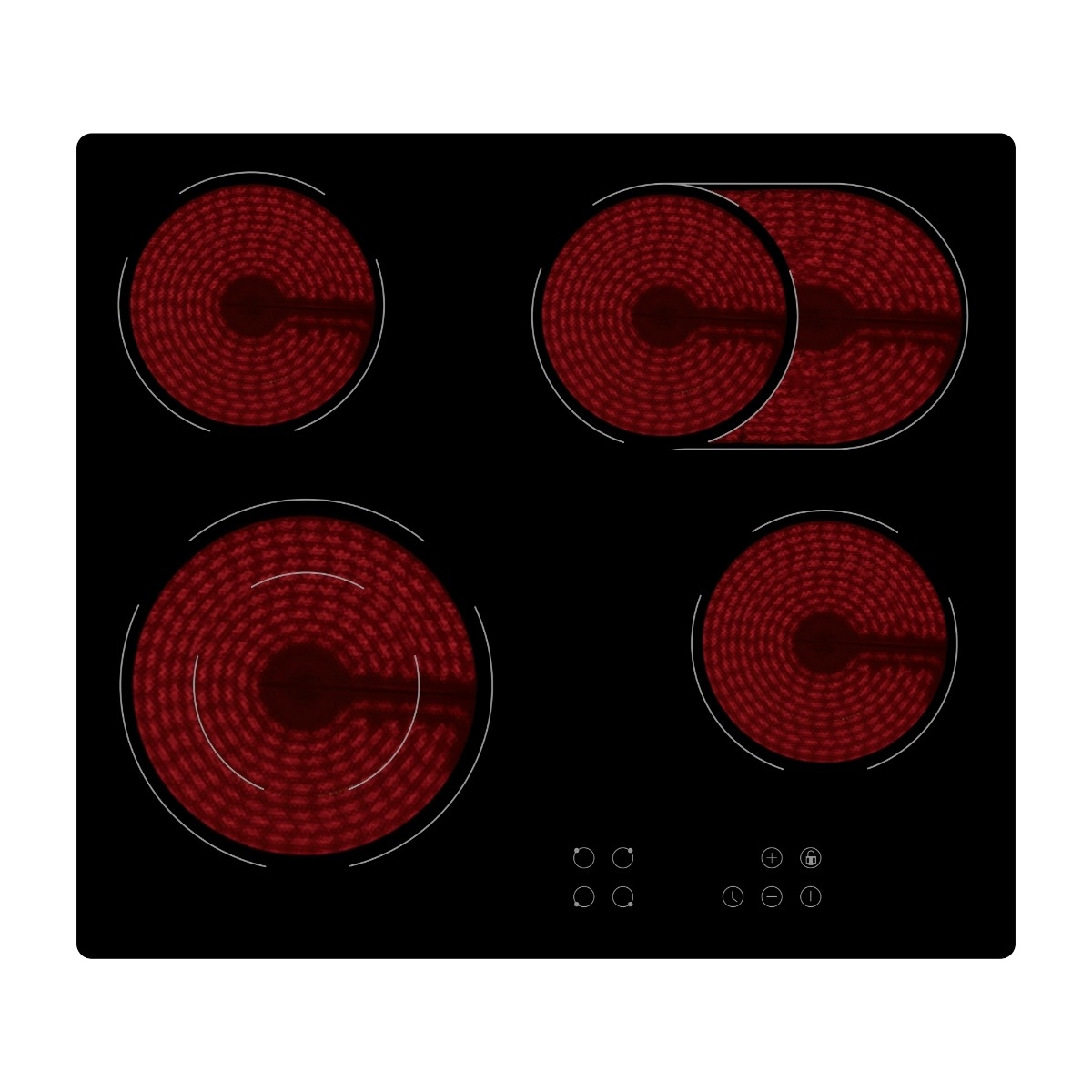 Point 3-Series POIH3060C4E keramisk kogeplade billede 1