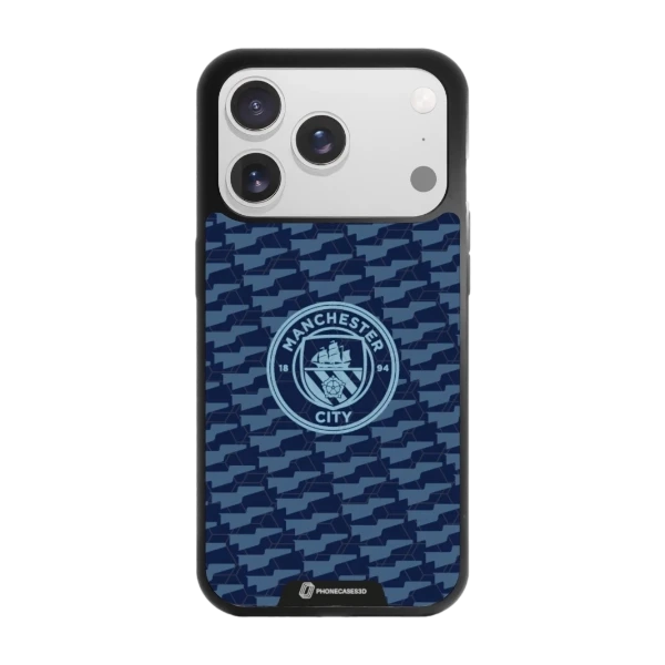 Phonecases3D iPhone 17 Pro Max Man City -3D suojakuori, musta