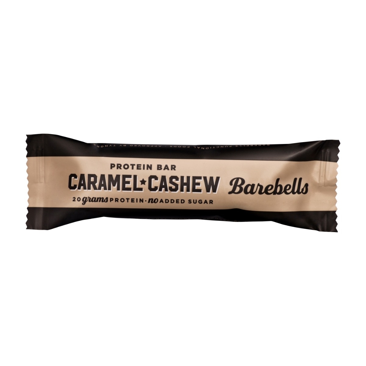 BAREBELLS CARAMEL CASHEW BAR 55G Power.dk