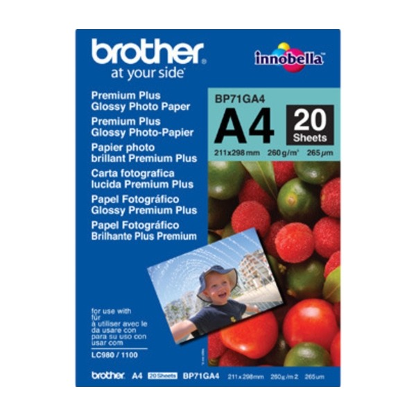A4 Glossy Inkjet Paper 260G (20)