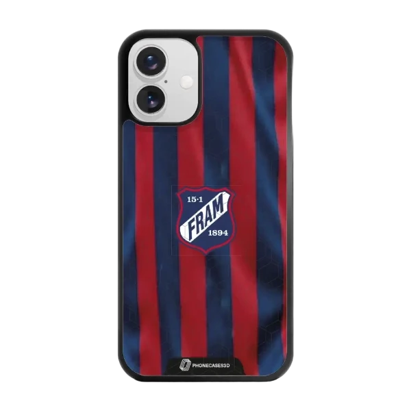 Phonecases3D iPhone 16 Plus IF Fram Larvik -3D suojakuori, musta