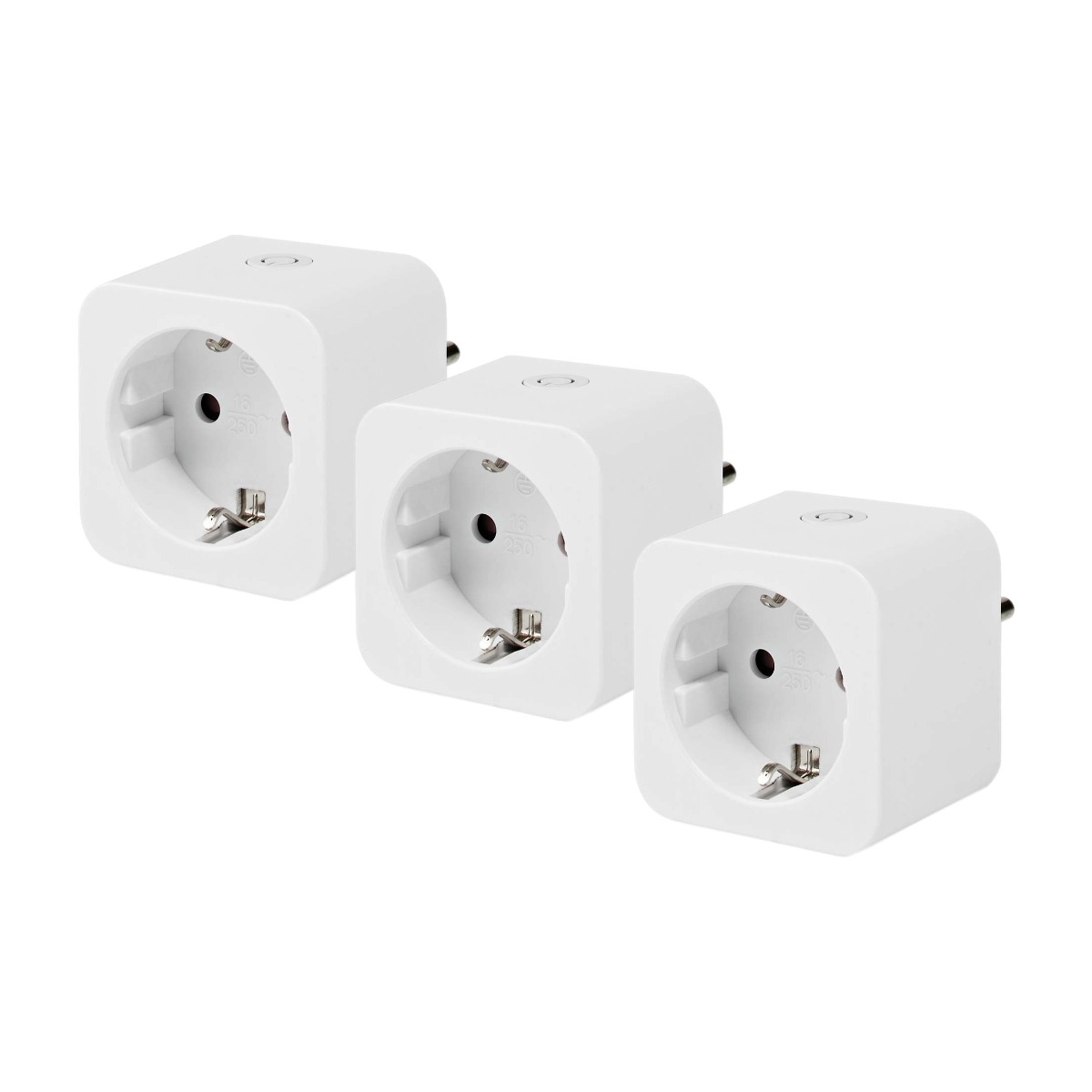 Nedis SmartLife Smart Plug 3-pack   Wi-Fi   Strömmätare   3680 W