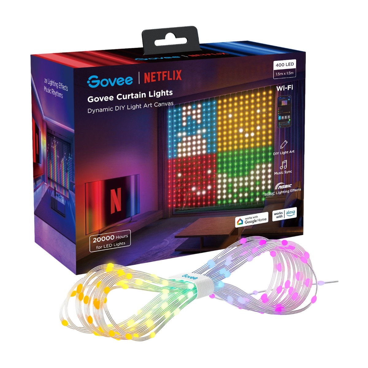 Govee Curtain LED-lys (Netflix-utgave)