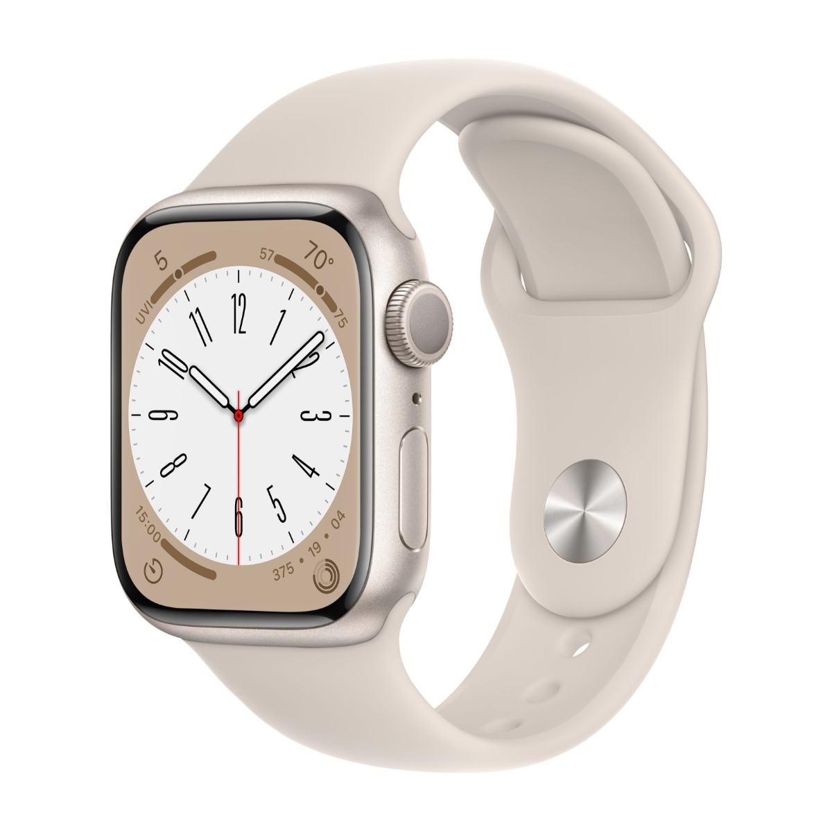 Watch Series 8 GPS 41mm Starlight Aluminium Case with Starlight Sport Band