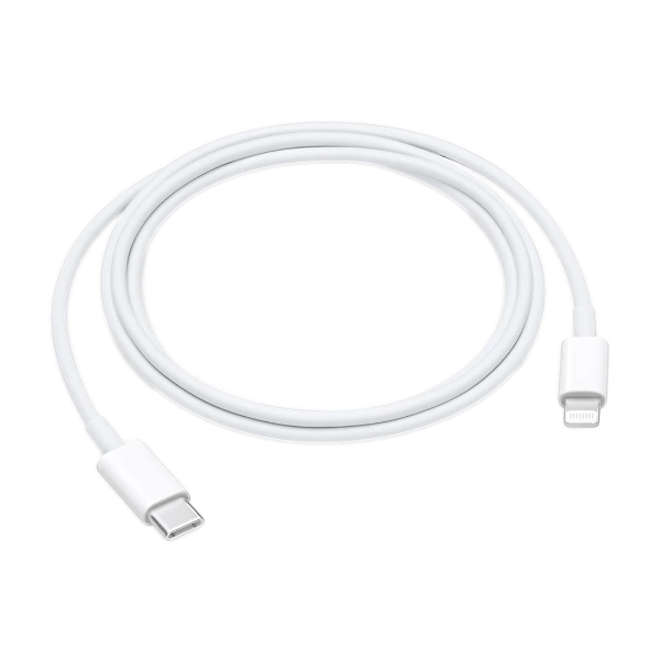 Apple USB-C - Lightning -johto 1 M, valkoinen