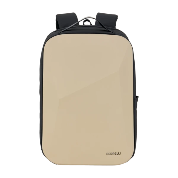 Ferrelli Hardshell-ryggsäck, beige