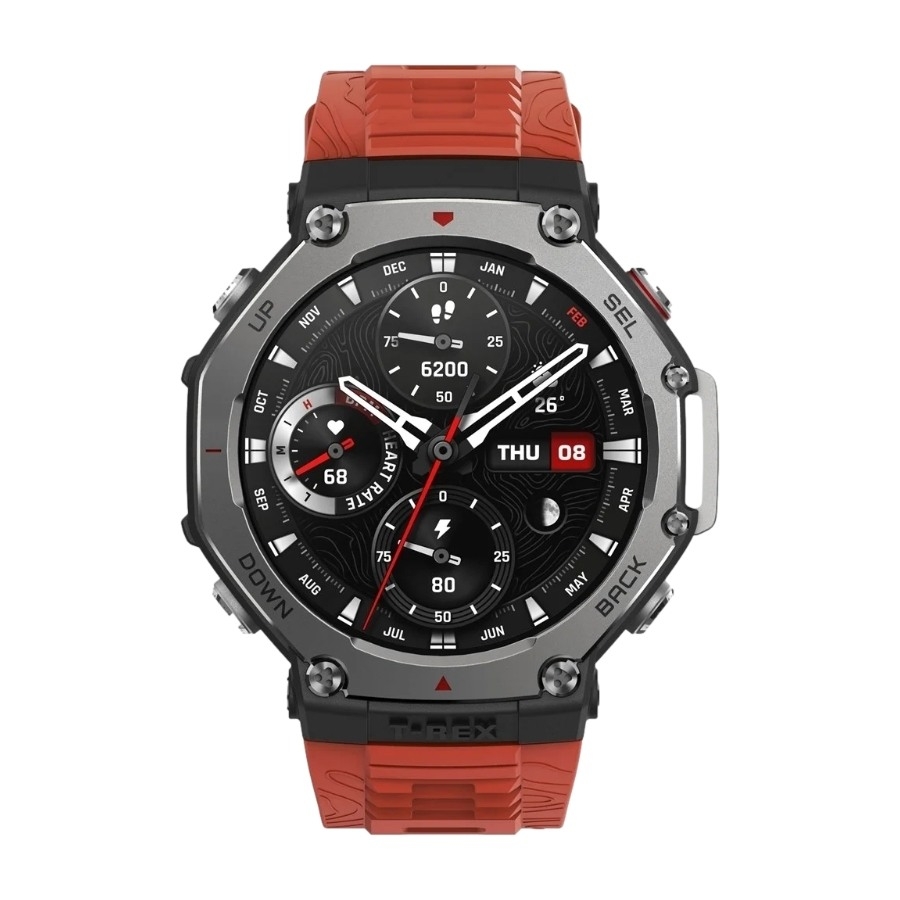 Amazfit T-Rex 3 48mm smartklokke, lava