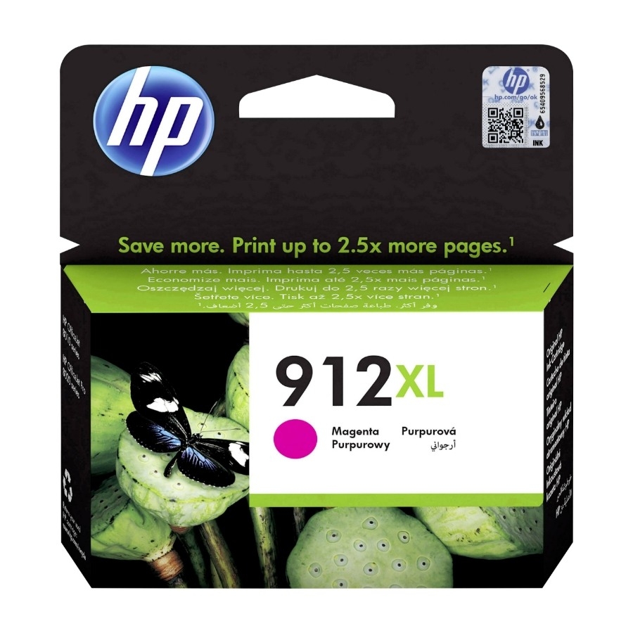 HP 912XL, magenta blækpatron 3yl82ae