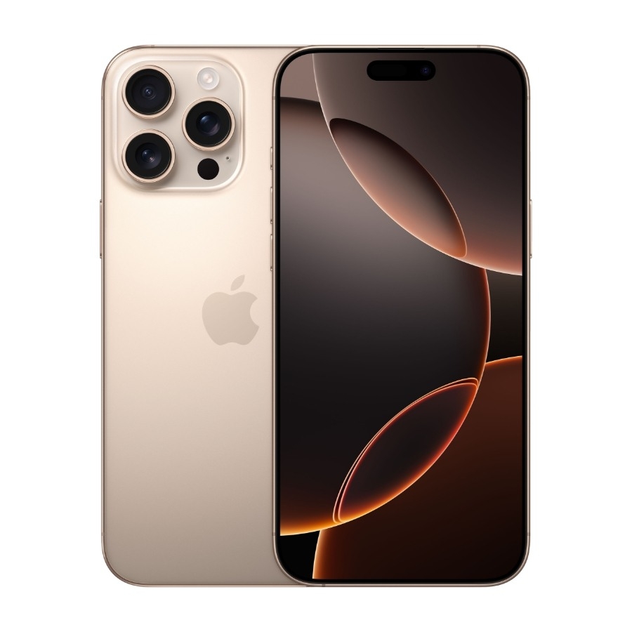 Apple iPhone 16 Pro Max 256 GB, sandfarvet titanium
