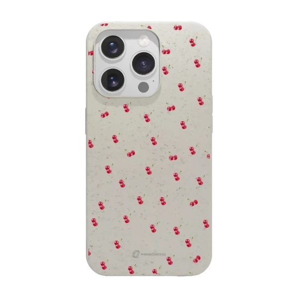 Phonecases3D iPhone 15 Pro Martine Halvorsen kompostoituva suojakuori, valkoinen