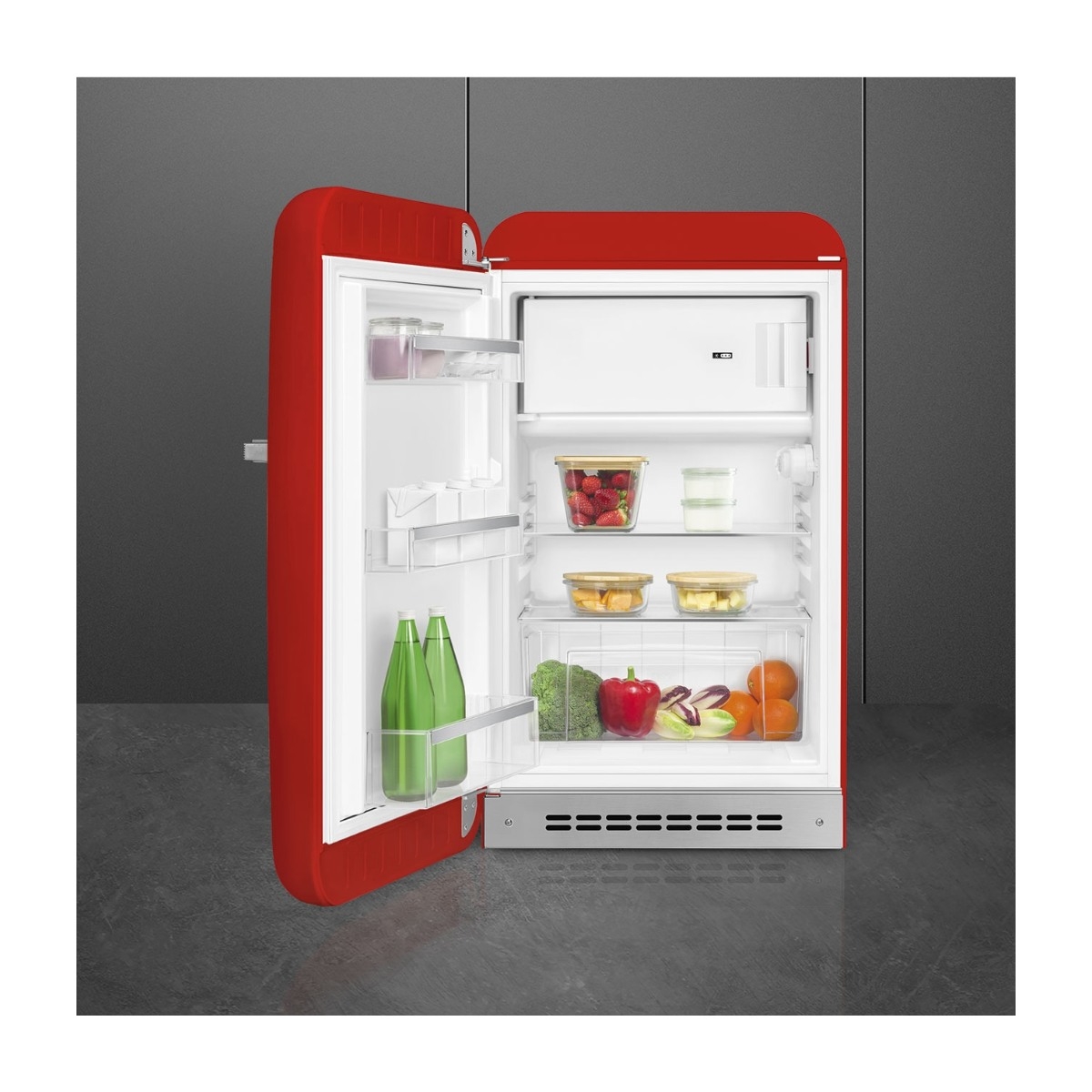 Smeg 50's Style FAB10LRD5 køleskab med fryseboks billede 9