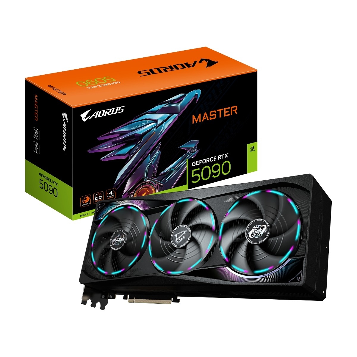 GIGABYTE AORUS GeForce RTX 5090 MASTER 32 GB grafikkort
