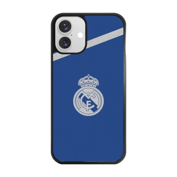 Phonecases3D iPhone 16 Plus Real Madrid -3D suojakuori, musta