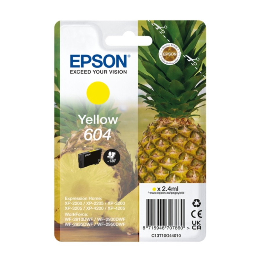 Epson T604, gul blekkpatron