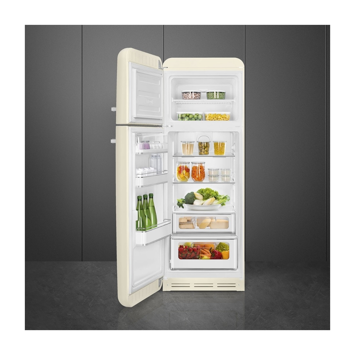 Smeg 50's Style FAB30LCR6 kombiskap billede 2