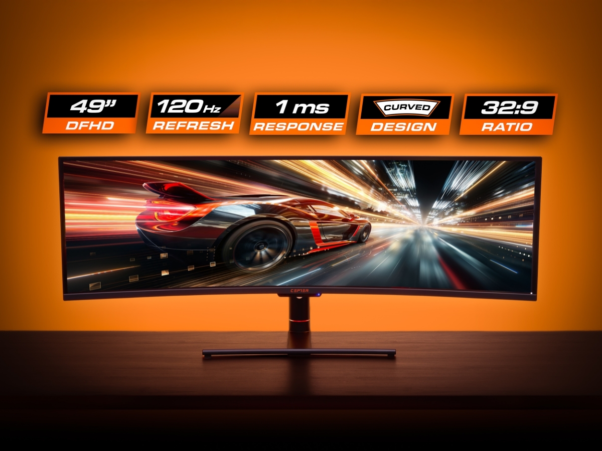 CEPTER ATILIUS 49" DQHD 120HZ MONITOR