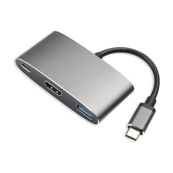 DACOTA PLATINUM 3-IN-1 USBC-HDMI/USBC/USB PD 60W ADAPTER 