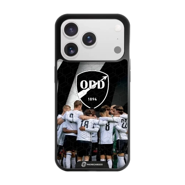 Phonecases3D iPhone 17 Pro Max Odds Ballklubb -3D suojakuori, musta