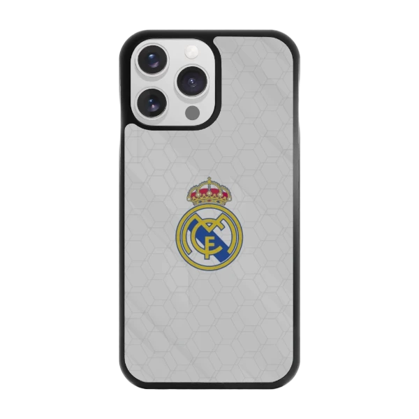 Phonecases3D iPhone 14 Pro Real Madrid -3D suojakuori, musta