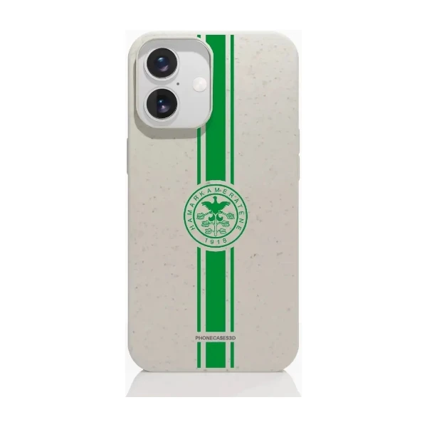 Phonecases3D iPhone 16 HamKam kompostoituva suojakuori, valkoinen