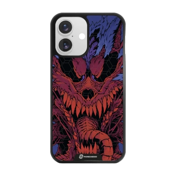 Phonecases3D iPhone 16 Urban Pixel -3D suojakuori, musta