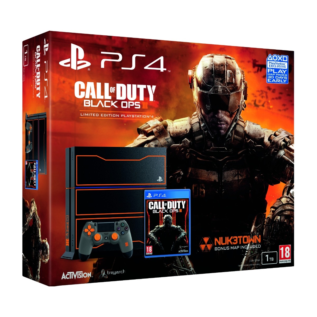PS4 1TB COD BLACK OPS 3 LIMITED EDITION - POWER.dk
