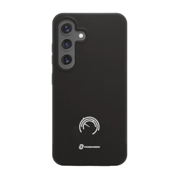 Phonecases3D Samsung Galaxy S25 Norges Motorsportforbund kompostoituva suojakuori, musta
