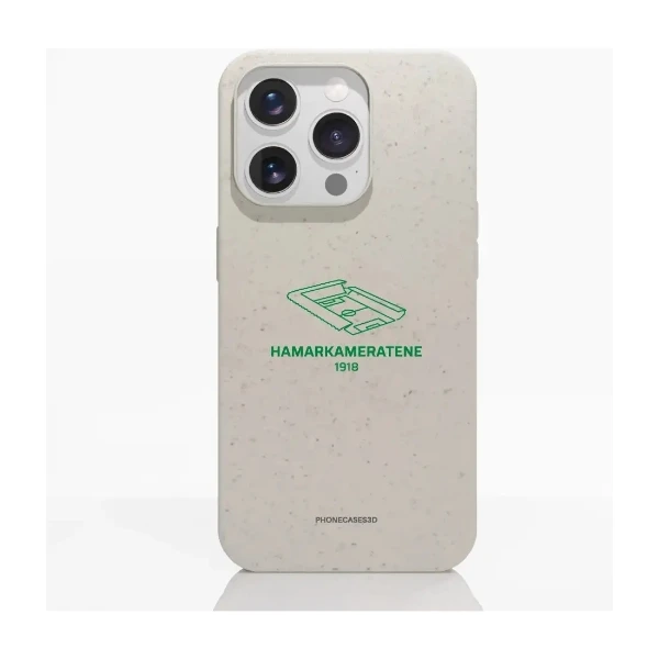 Phonecases3D iPhone 16 Pro HamKam kompostoituva suojakuori, valkoinen