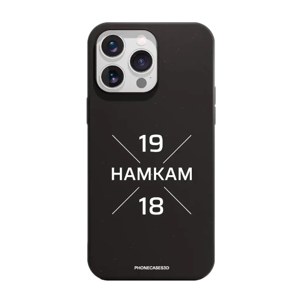 Phonecases3D iPhone 16 Pro Max HamKam kompostoituva suojakuori, musta