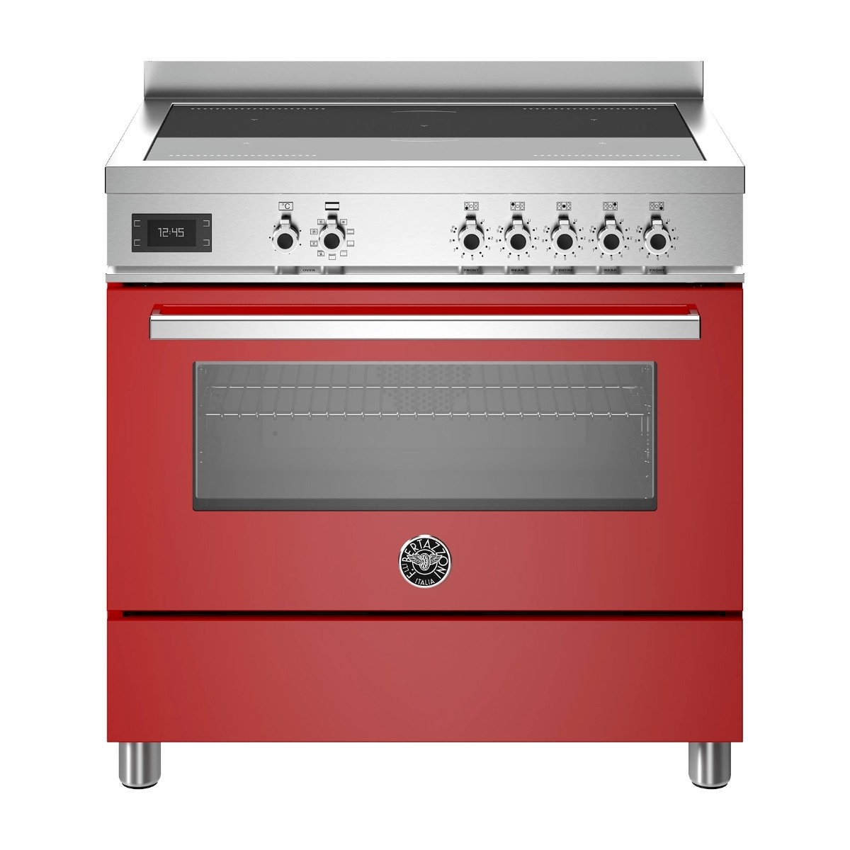 Bertazzoni Professional Series PRO95I1EROT induktionskomfur, rosso